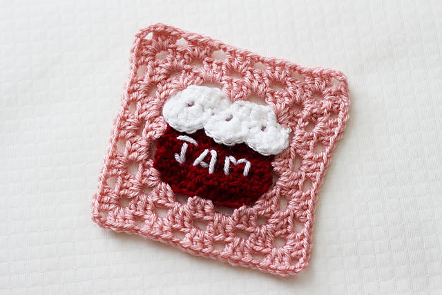 Jam Jar Granny Square: Bake Shop Blanket Series