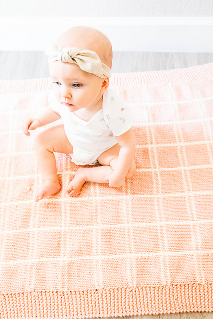 How to Knit a Plaid Blanket