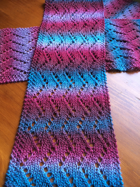 To and Fro Lace Scarf