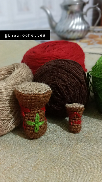 Amigurumi Moroccan Drums