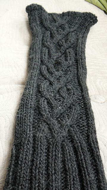 Cabled Leg Warmer