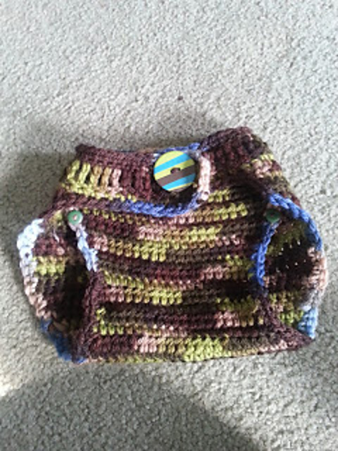 crochet diaper cover