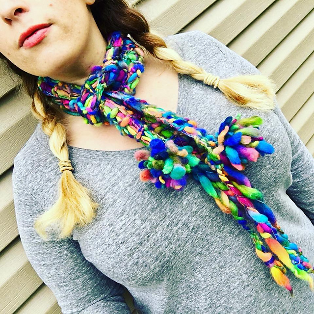 Cool Chick Pom Pom Scarf