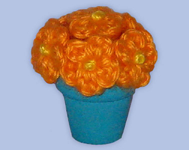 Mini Crochet Bouquet