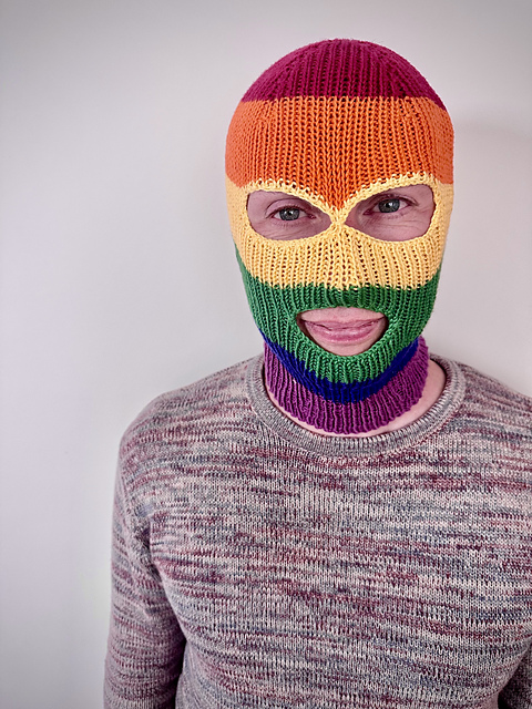 Pride Flag Ski Mask