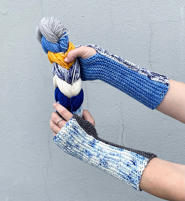 Second Knit Wrist Warmers
