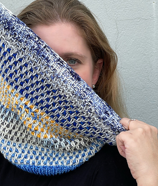 Fourth Knit Mosaic Cowl