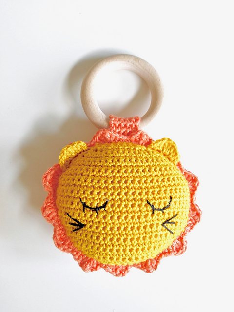 Lion Rattle for Lucas