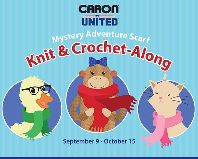 Mystery Adventure Scarf Knit & Crochet Along