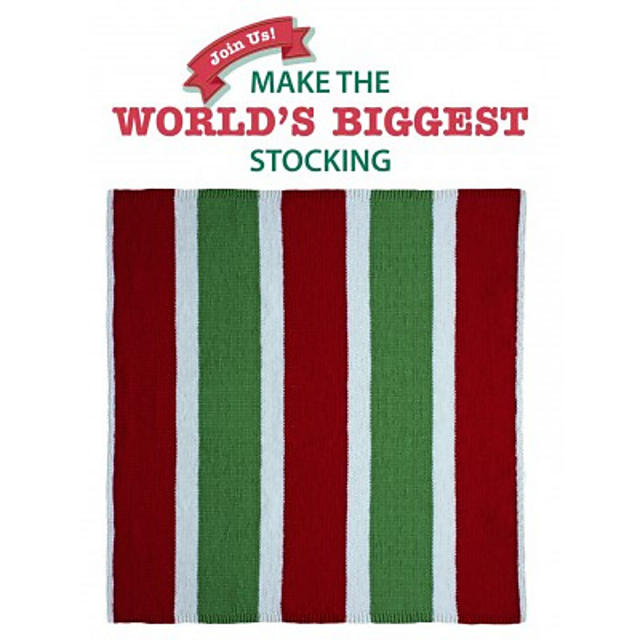 Sweet and Stripey Blanket Square for Stocking