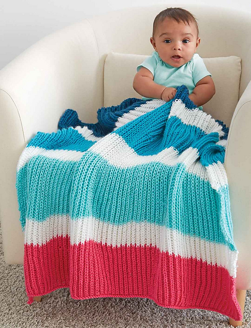 Bold Stripes Baby Blanket