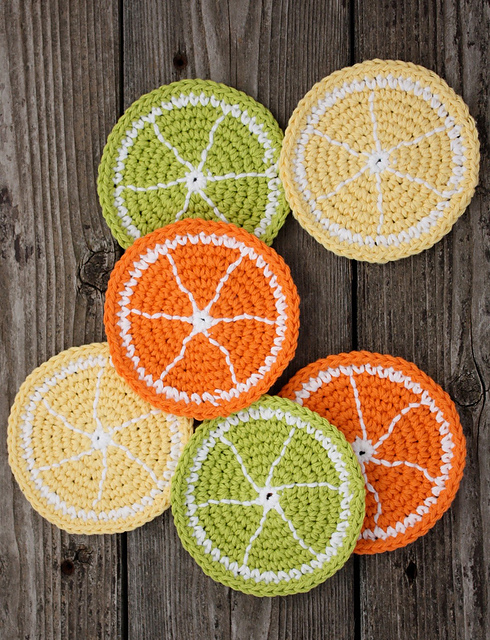 Citrus Slice Coasters