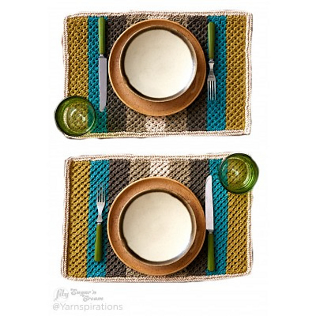 Retro Stripes Placemats
