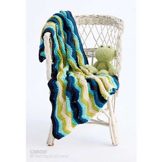Chevron Stripes Baby Blanket