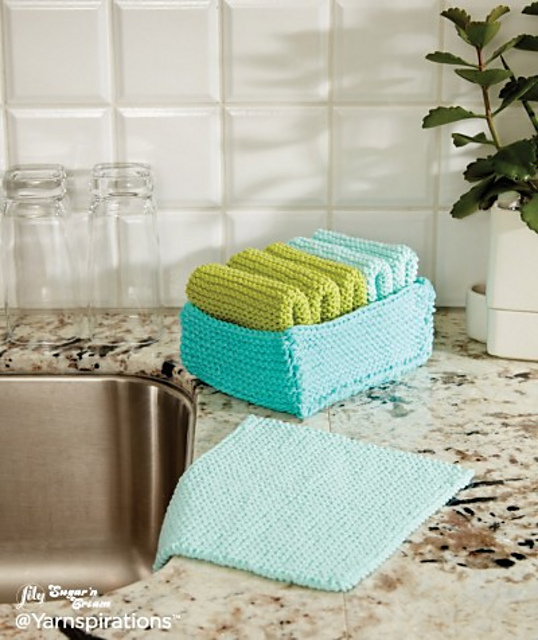 Tidy Up Knit Dishcloth