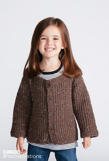 Textured Kids Cardigan