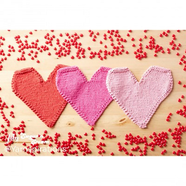 Be Mine Knit Dishcloth