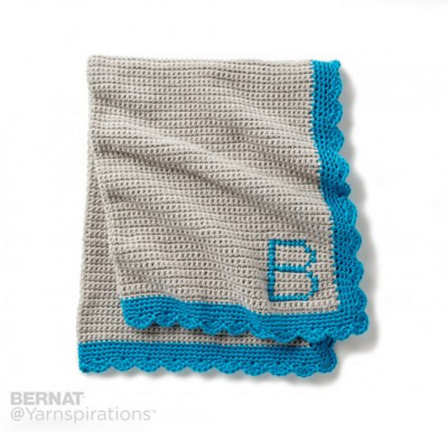 Monogram Baby Blanket