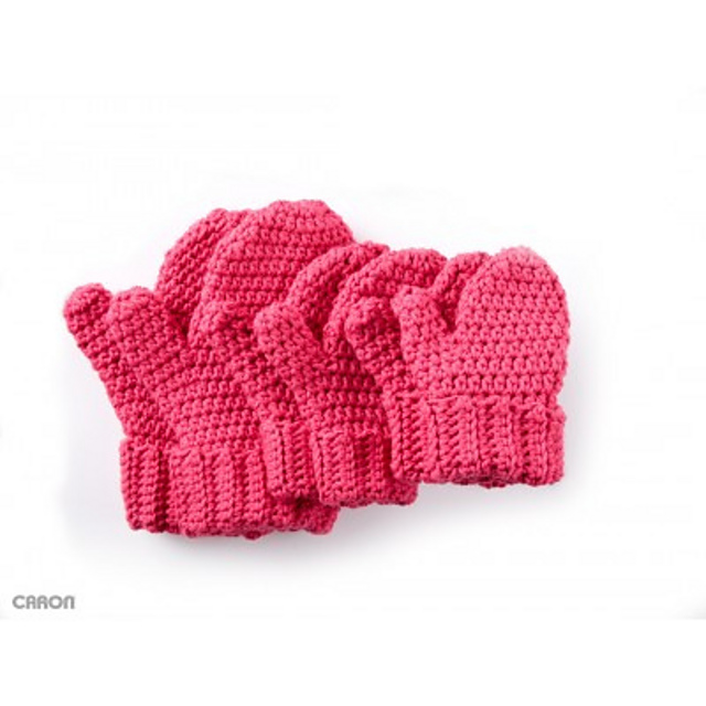 Hands Full Crochet Mittens