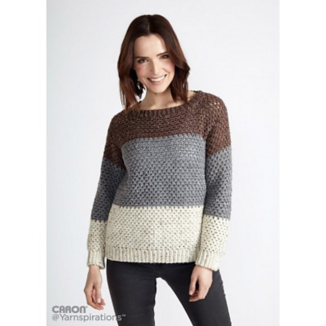 Stepping Stones Crochet Pullover