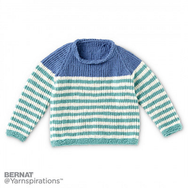 Raglan Stripes Pullover