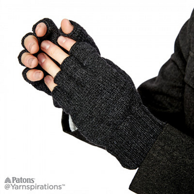Fingerless Knit Gloves