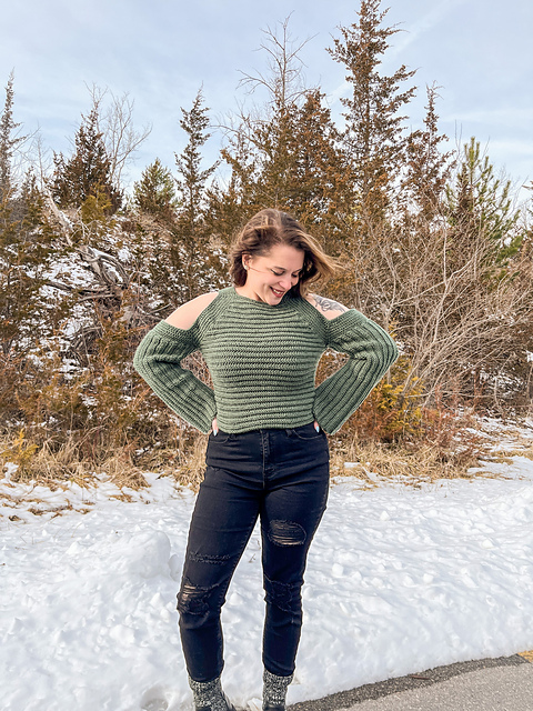 The Cold Shoulder Sweater