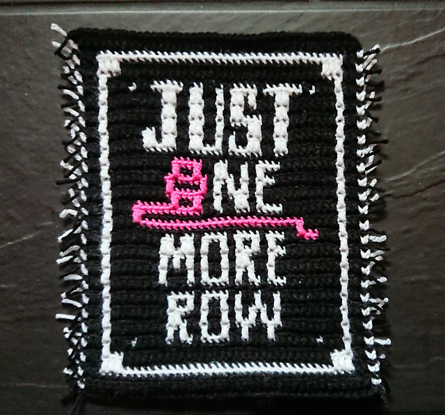 Ravelry: Just One More Row Fun Block Quote pattern by Sarka Baran