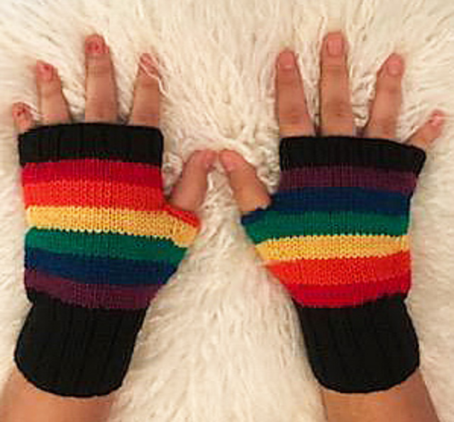 Rainbow Mitts