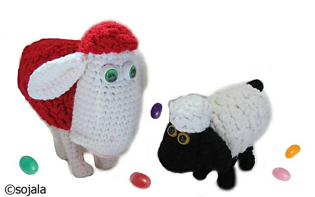 Ravelry: A Little Sheepish 2 in 1 Sheep & Lamb pattern by Sharon Ojala