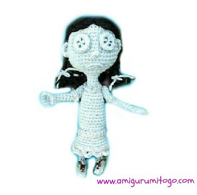 Ghost Child Doll Inspired by Coraline