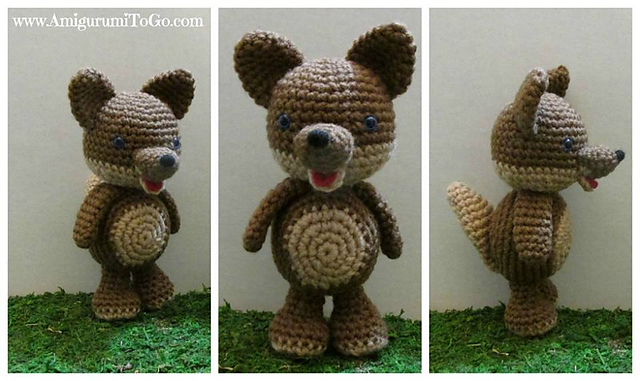 Wolf Amigurumi Little Red Riding Mouse
