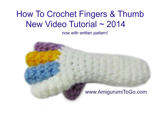 Crochet Doll Fingers