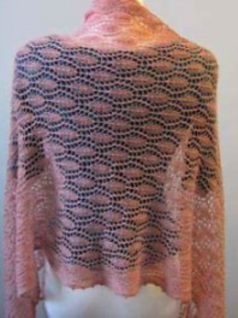 Lace Leaf Shawl F215