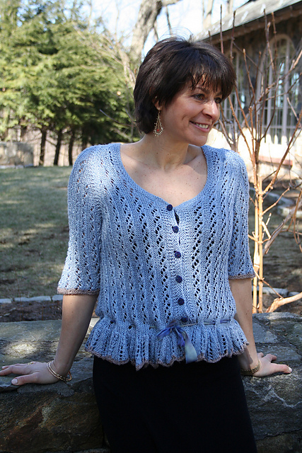 Regal Silk Lace Sweater