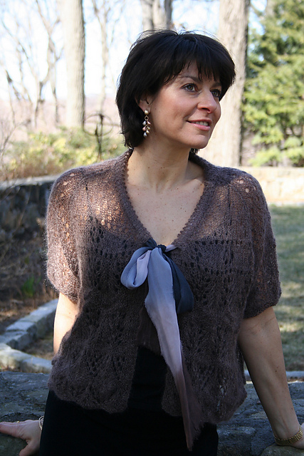 Artyarns Silk Mohair Short Lace Jacket