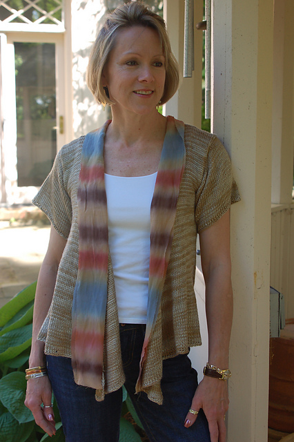 Regal Silk Jacket with Silk Dyed Scarf