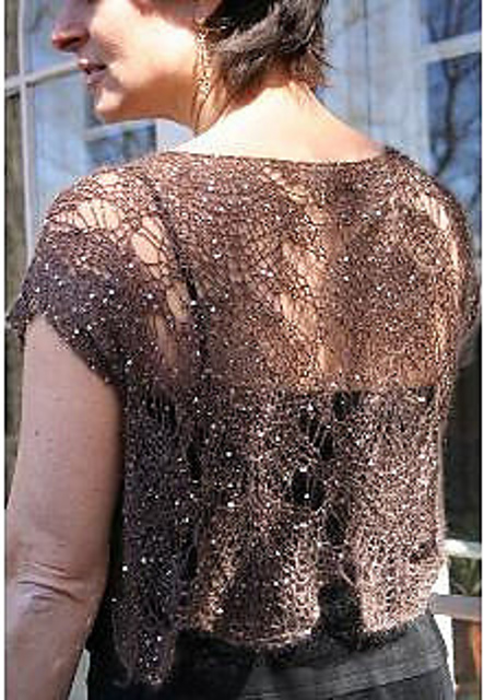 Beaded Silk Mohair Vest