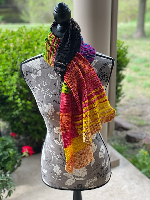 Fade to Black Scarf