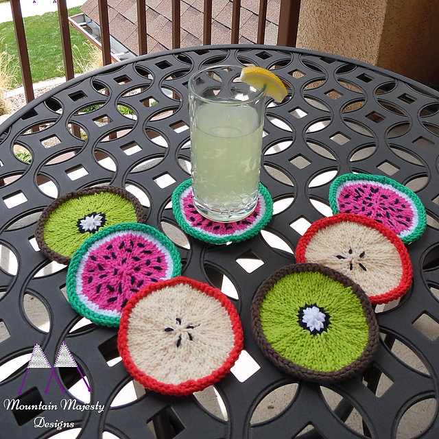 Fresh Picked Fruit Coasters