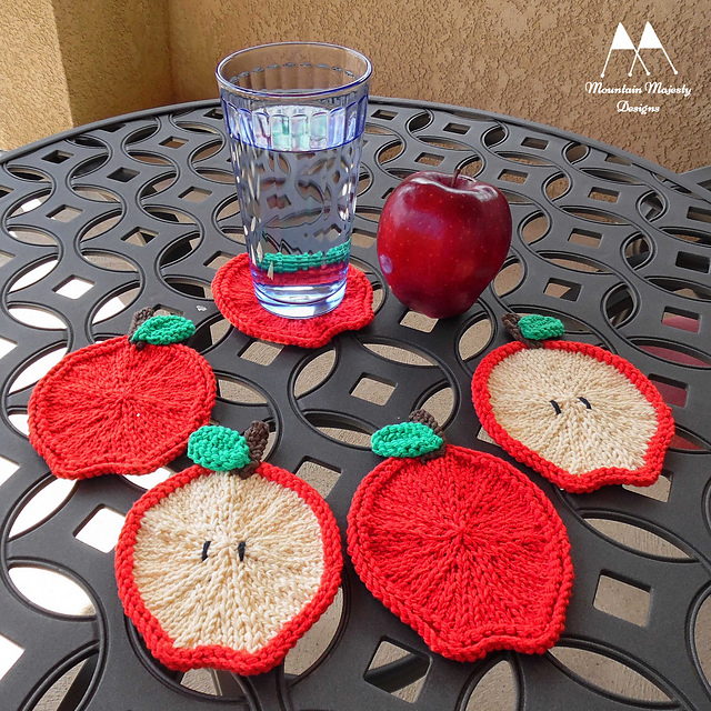 Apple for the Teacher Coaster