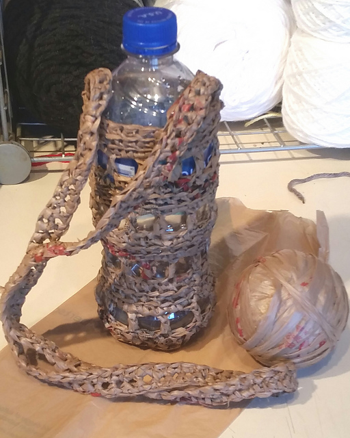 SRD Plarn Bottle Cozy