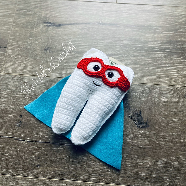 Superhero Tooth Pillow