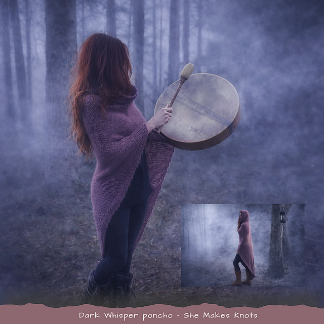 Dark Whisper Poncho