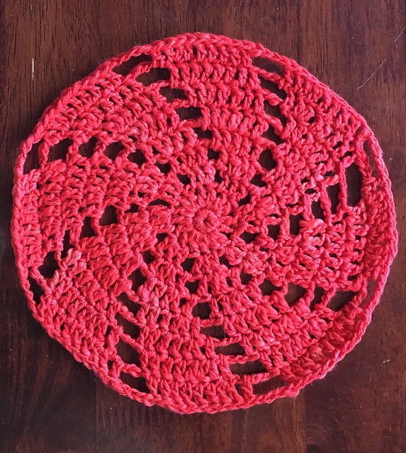 Round Dishcloth #12 Spiral