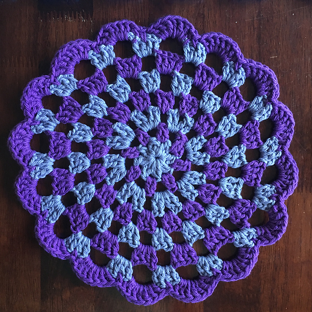 Round Dishcloth #15