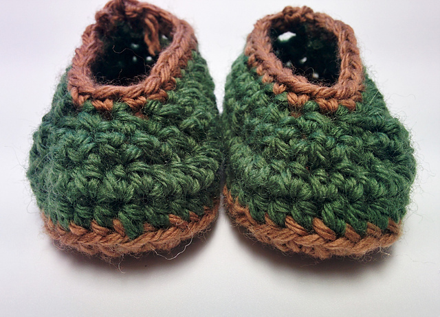 Basic Simple Baby Booties