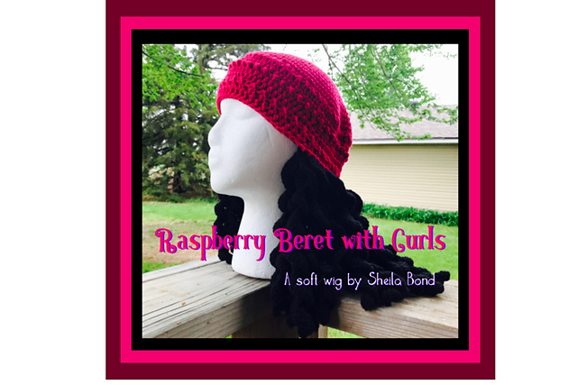 Raspberry Beret Wig