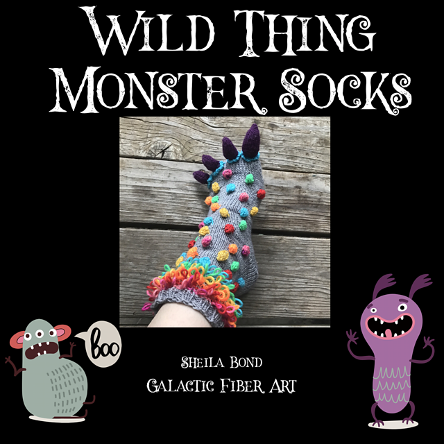 Wild Thing Monster Socks