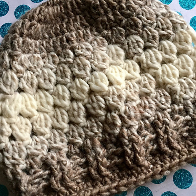 Chunky Puffy Messy Bun Hat